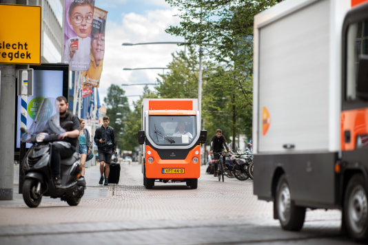 Emissievrije bezorging van pakketjes